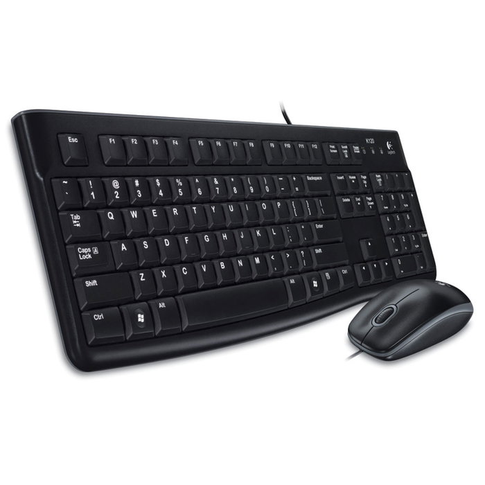 Logitech MK120 Combo de Teclado y Ratón USB Negro